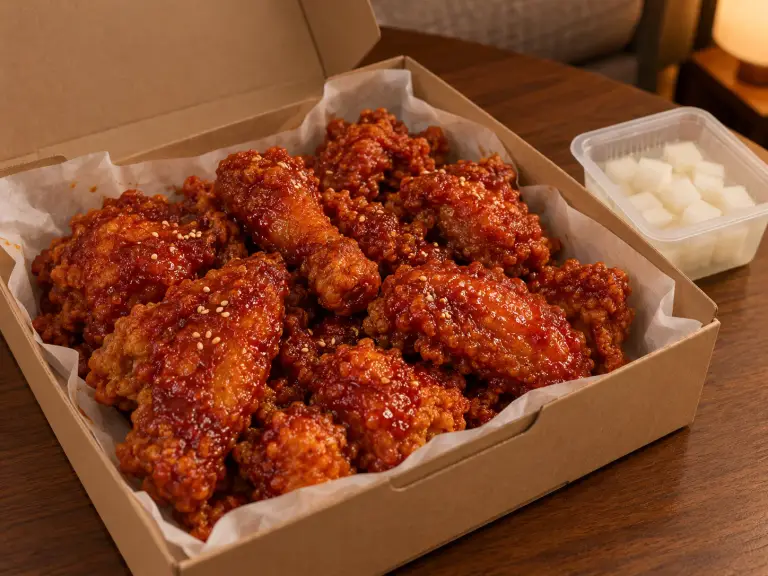 양념치킨 음식 사진 3