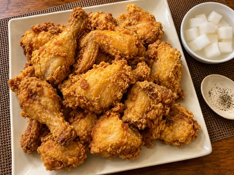 후라이드치킨 음식 사진 5