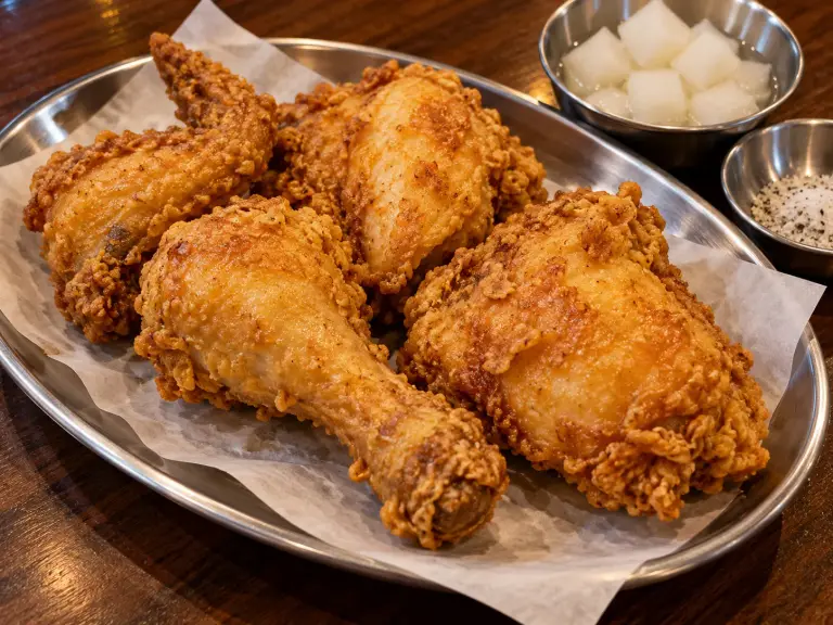 후라이드치킨 음식 사진 6