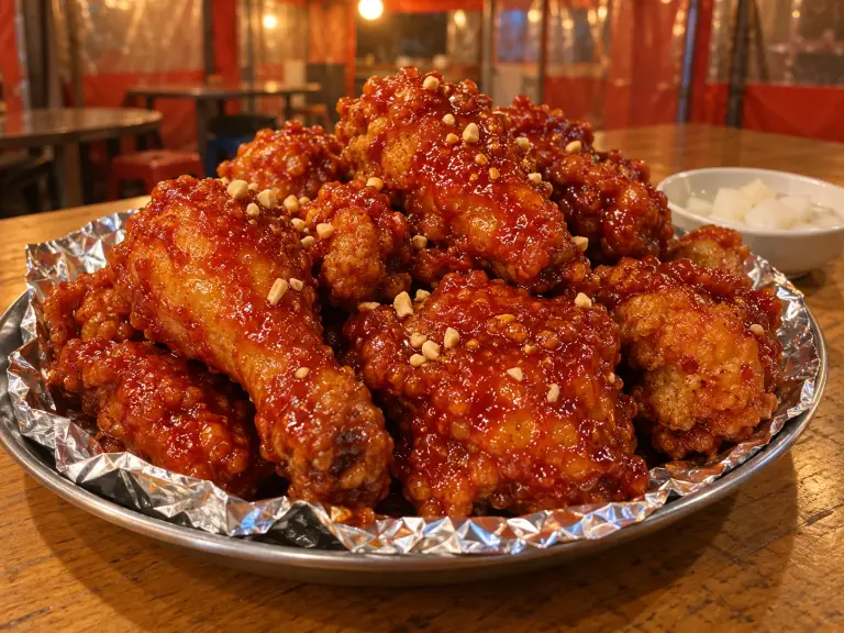 양념치킨 음식 사진 4