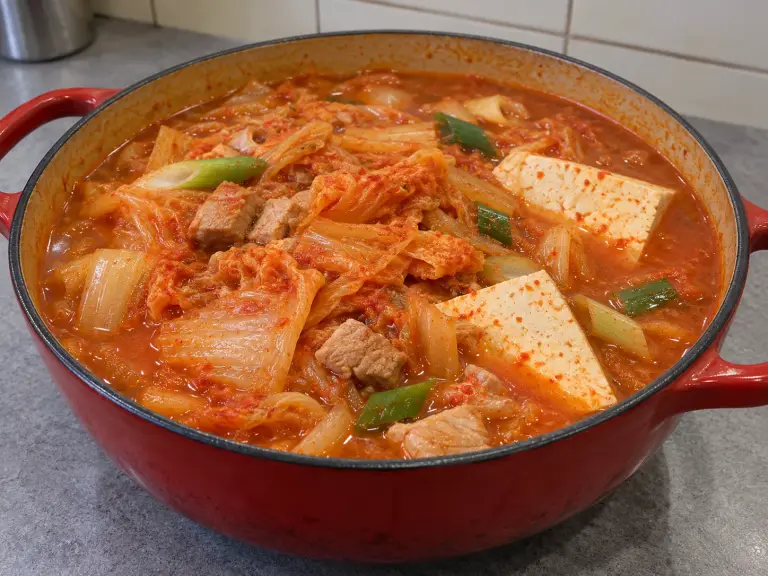 김치찌개 음식 사진 6