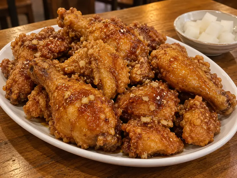 간장치킨 음식 사진 2