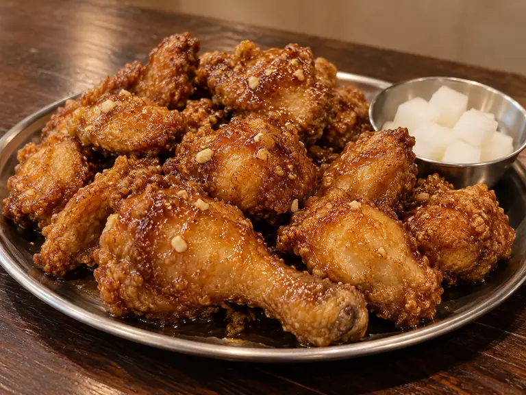 간장치킨 음식 사진 5