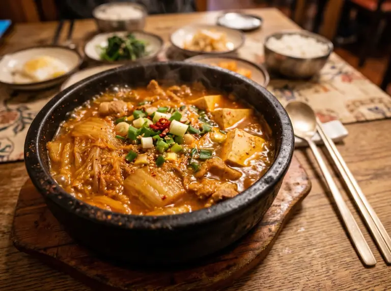 김치찌개 음식 사진 2